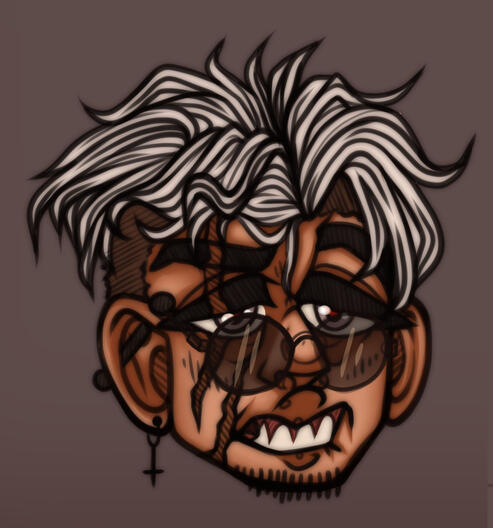 Colored Headshot Full render (old example)